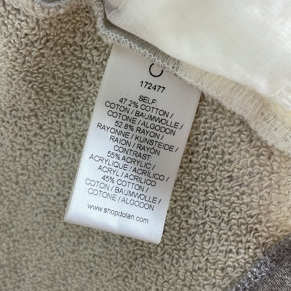 Anthropologie DOLAN Sonia Fringe Sweater Jacket Open Front - Picture 8 of 9